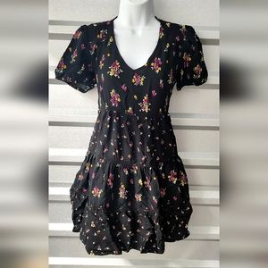 Wild Fable Black Floral Dress